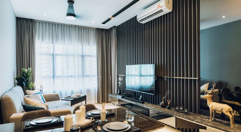 Servis Apartment untuk Dijual di Conezion Residences - Justin Mok - Living Room - PropertyGuru.com.my