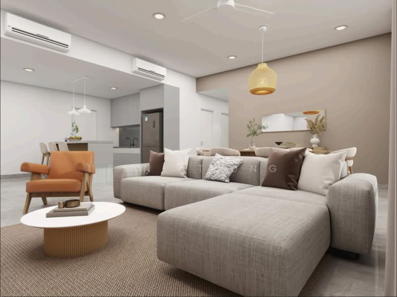 Condominium for Rent at Allevia - Ernest Ong - Living Room - PropertyGuru.com.my