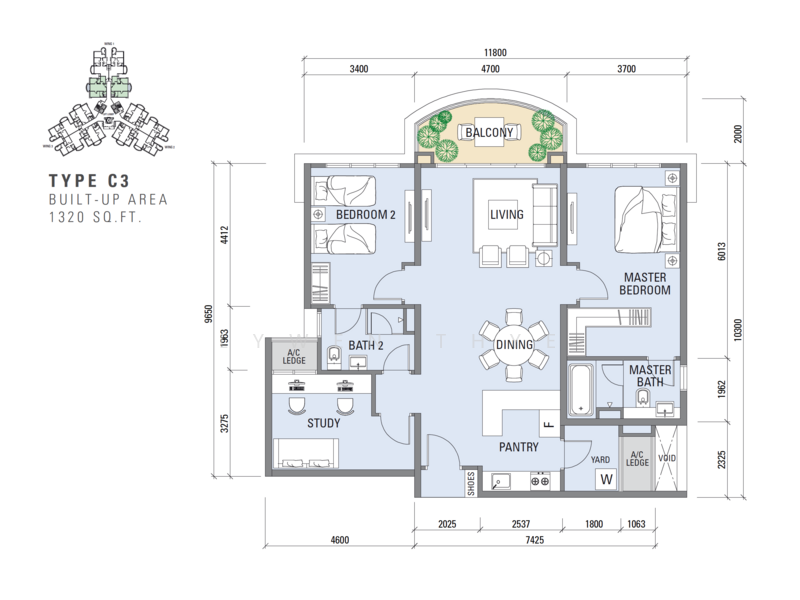 Condominium for Sale at Teega Residences - Lywen Thye - PropertyGuru.com.my