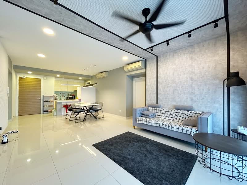Condominium for Sale at Teega Residences - Lywen Thye - Living Room - PropertyGuru.com.my