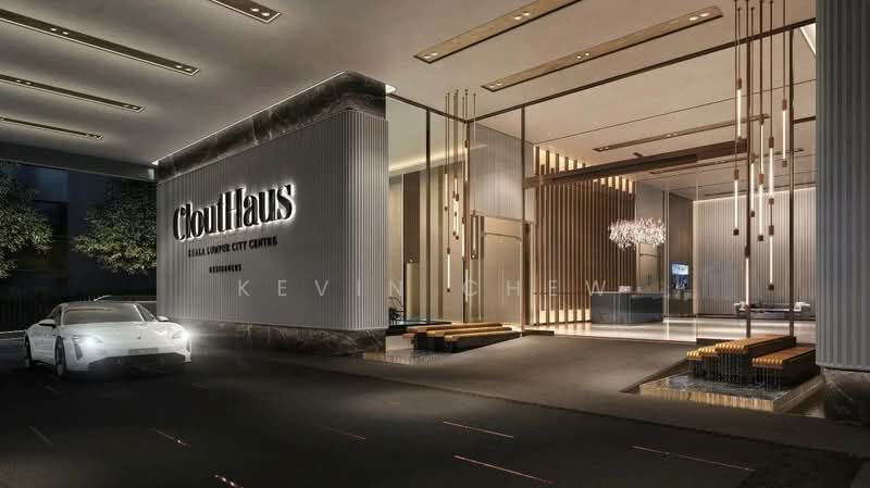 Servis Apartment untuk Dijual di CloutHaus Residences - Kevin Chew - Entrance - PropertyGuru.com.my
