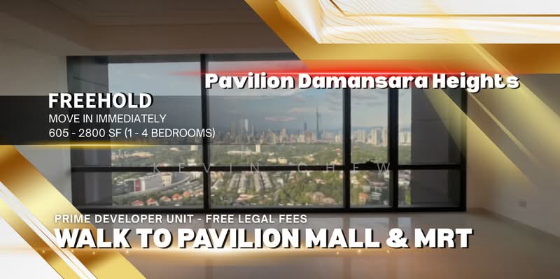 Servis Apartment untuk Dijual di Pavilion Damansara Heights - Kevin Chew - View - PropertyGuru.com.my