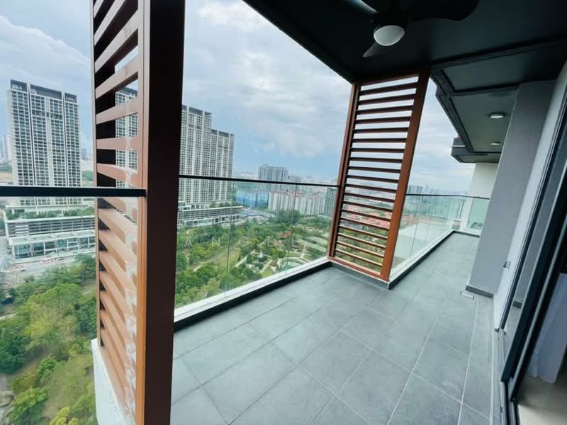 Service Residence for Sale at Skyluxe On The Park Bukit Jalil - Angela . - Balcony - PropertyGuru.com.my