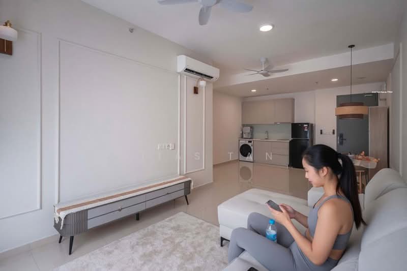 Service Residence for Rent at BeCentral @ i-City - Vitas Tan - Living Room - PropertyGuru.com.my