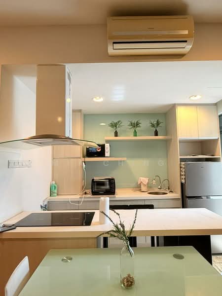 Service Residence for Rent at Eve Suite / NZX Square - Mia Ching - Kitchen - PropertyGuru.com.my