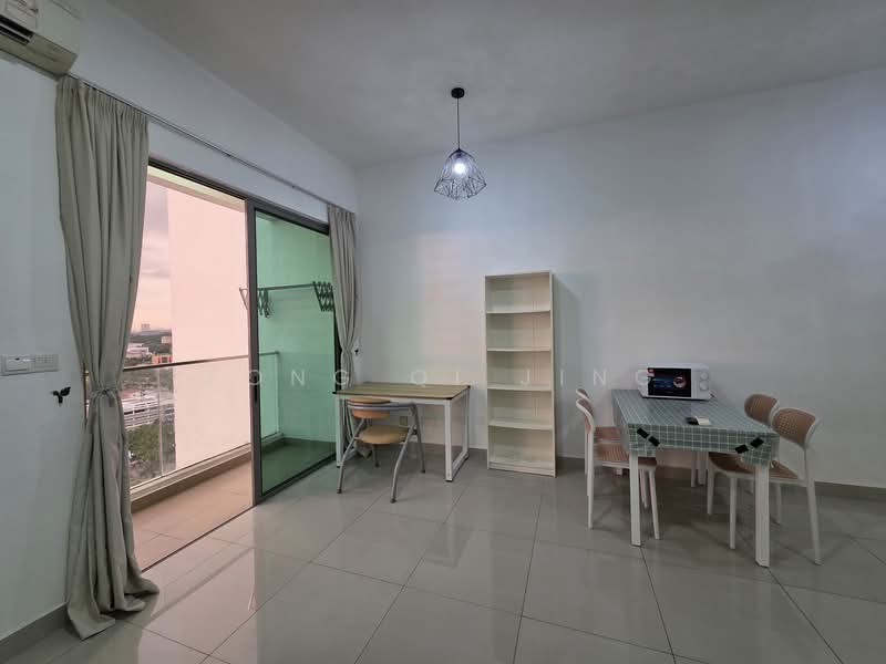 Service Residence for Rent at Cybersquare - Fong Qi Jing - Balcony - PropertyGuru.com.my