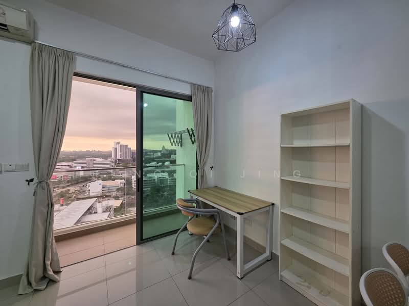 Service Residence for Rent at Cybersquare - Fong Qi Jing - Balcony - PropertyGuru.com.my