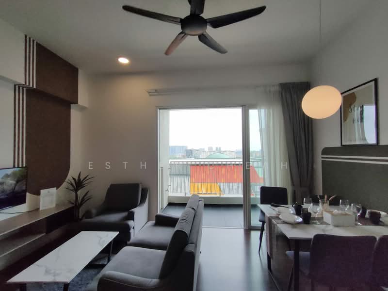 Service Residence for Rent at UNA Serviced Apartment - Esther Cheah - Living Room - PropertyGuru.com.my