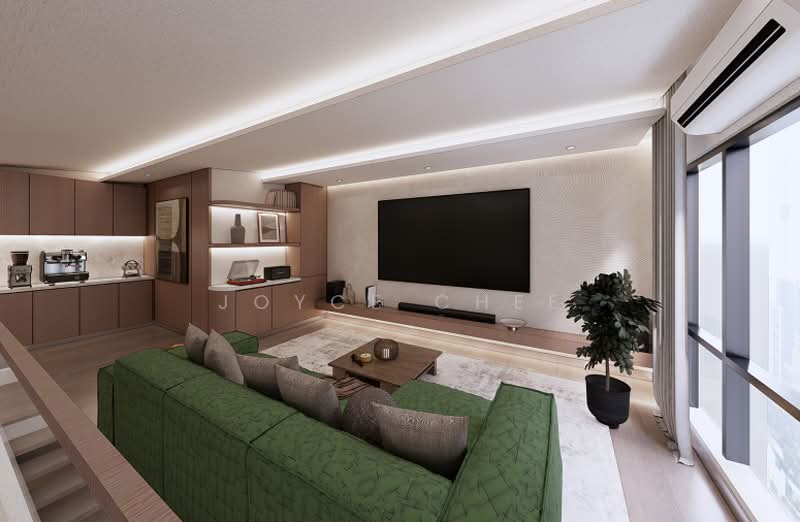 Servis Apartment untuk Dijual di Cherita - Joyce Chee - Living Room - PropertyGuru.com.my