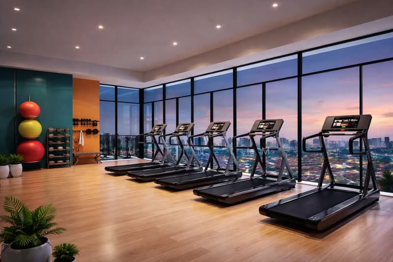 Kondominium untuk Dijual di Aras Residences - Justin Lim - Fitness Lounge - PropertyGuru.com.my