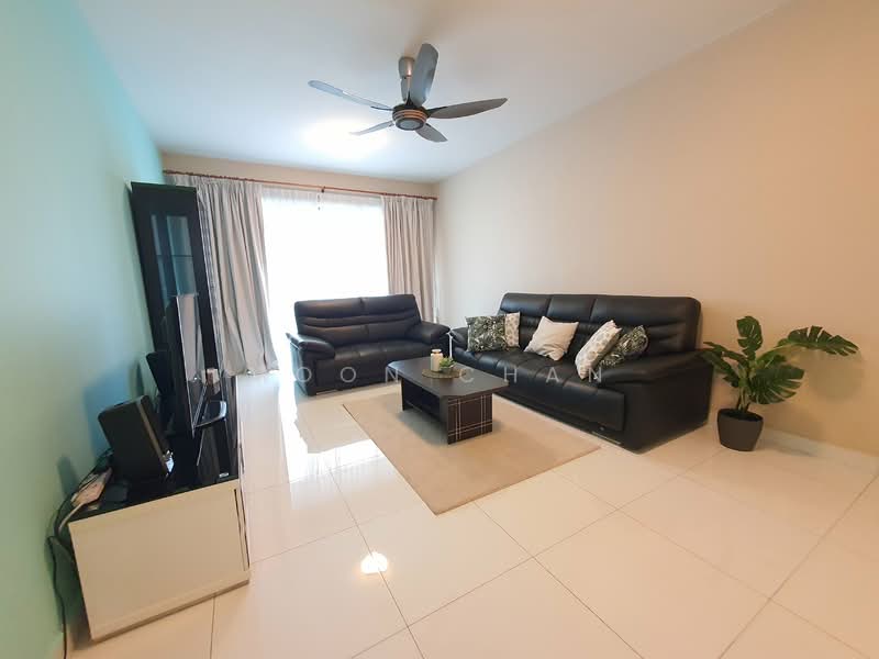 Servis Apartment untuk Dijual di Solaris Dutamas - Moon Chan - Living Room - PropertyGuru.com.my