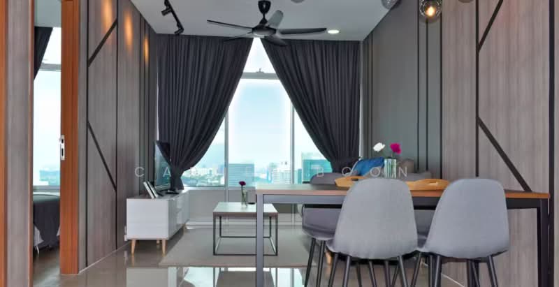 Service Residence for Sale at Sky Suites @ KLCC - Carmen Boon - Living Room - PropertyGuru.com.my