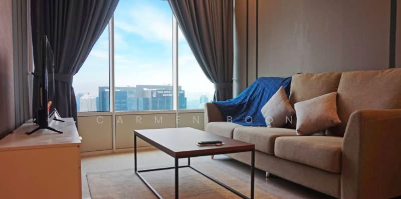 Service Residence for Sale at Sky Suites @ KLCC - Carmen Boon - Living Room - PropertyGuru.com.my