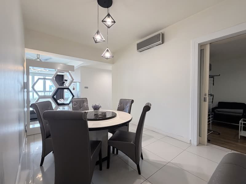 Kondominium untuk Disewa di Tiffani Kiara - Chris Hoo - Dining Room - PropertyGuru.com.my