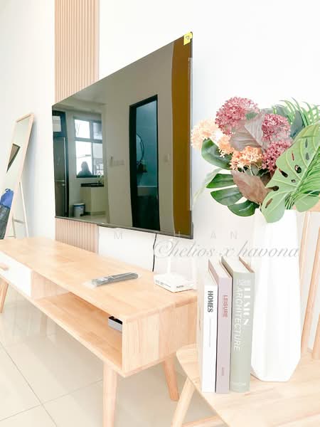 Servis Apartment untuk Disewa di Twin Tower Residence - Tom Chian - Living Room - PropertyGuru.com.my