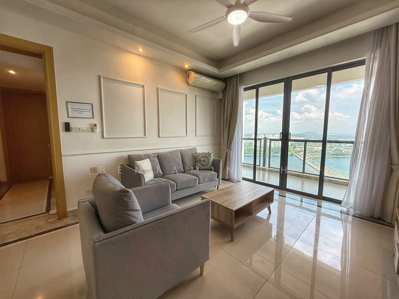 Servis Apartment untuk Disewa di R&F Princess Cove Phase 1 - Benjamin Oh - Living Room - PropertyGuru.com.my