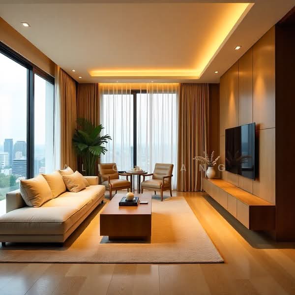 Service Residence for Sale at Arra Residences - Alicia Ang - Living Room - PropertyGuru.com.my