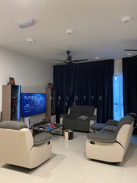 Condominium for Rent at Secoya Residence - Charlotte Tee - Living Room - PropertyGuru.com.my