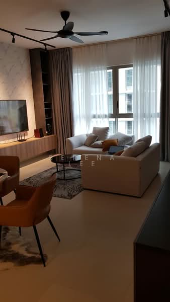 Service Residence for Sale at Cantara Residences - Serena Lee - Living Room - PropertyGuru.com.my