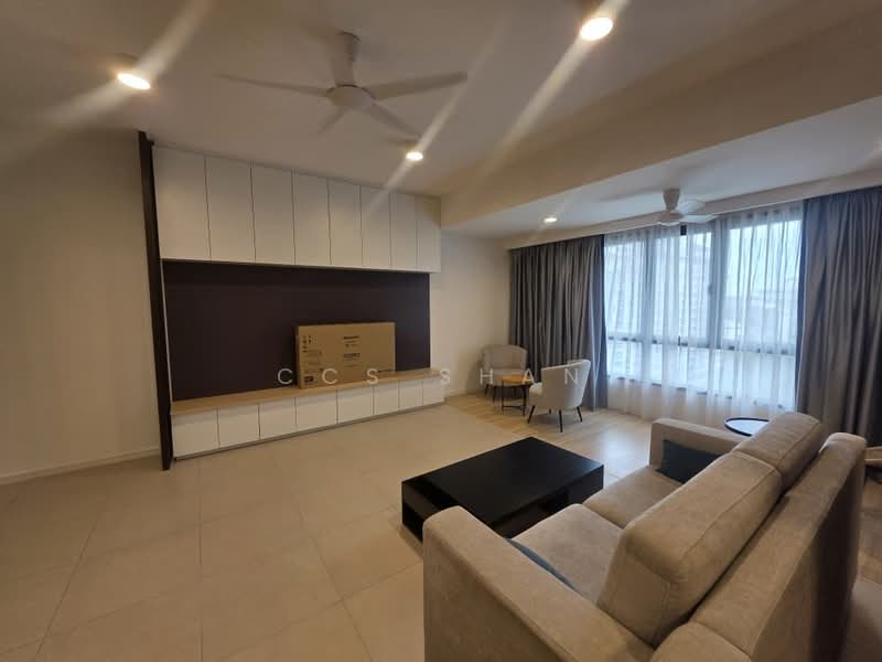 Servis Apartment untuk Disewa di Kami - CCS Shan - Living Room - PropertyGuru.com.my