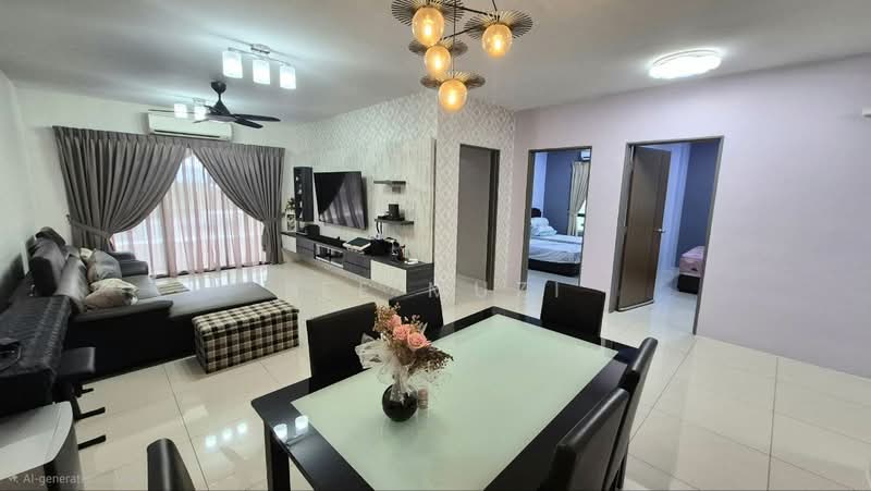 Kondominium untuk Dijual di Manhattan Condominium - Lee Muzi - Living Room - PropertyGuru.com.my