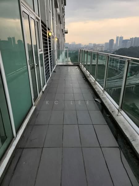 Service Residence for Rent at The Scott Garden SOHO - KC Lee - Balcony - PropertyGuru.com.my