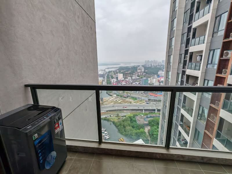 Kondominium untuk Disewa di R&F Princess Cove Phase 2-Seine Region - Ke Xin Chan - Balcony - PropertyGuru.com.my