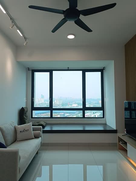 Servis Apartment untuk Disewa di Greenfield Residence - Steve Chiam - Living Room - PropertyGuru.com.my