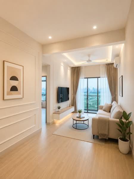 Apartment for Sale at D7 (D'Seven Lagoon Perdana) - DARREN CHEONG - Living Room - PropertyGuru.com.my