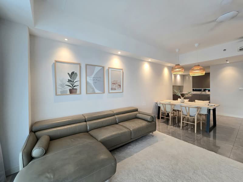 Servis Apartment untuk Disewa di Ooak Serviced Apartments @ Kiara 163 - John Lam - Living Room - PropertyGuru.com.my