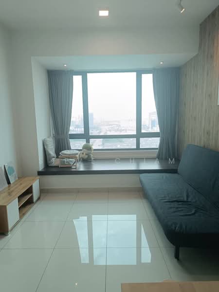Servis Apartment untuk Disewa di Greenfield Residence - Steve Chiam - Living Room - PropertyGuru.com.my