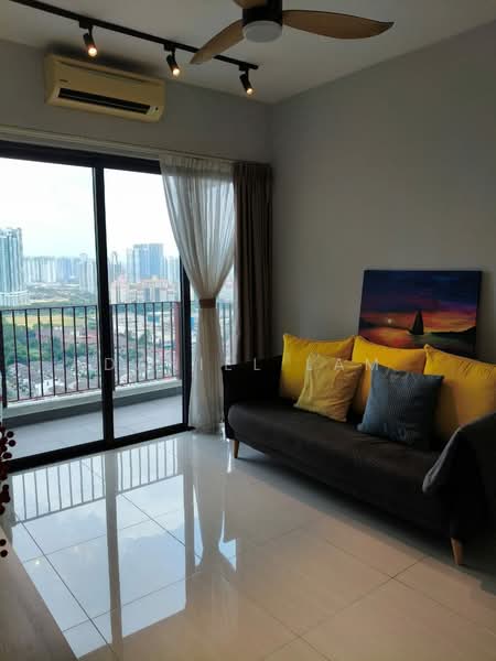 Servis Apartment untuk Disewa di Dex Suites - Daniel Lam - Living Room - PropertyGuru.com.my