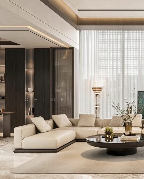 Service Residence for Sale at The Conlay - Chloe Leong - Living Room - PropertyGuru.com.my