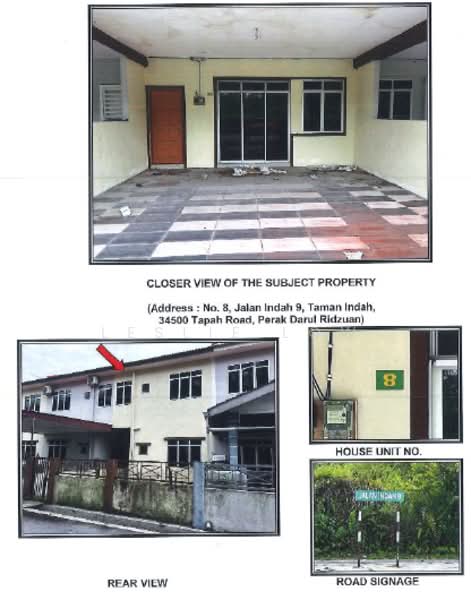Rumah Teres 2 Tingkat untuk Dijual di Tapah Road (Perak) - Leslie Low - Exterior - PropertyGuru.com.my