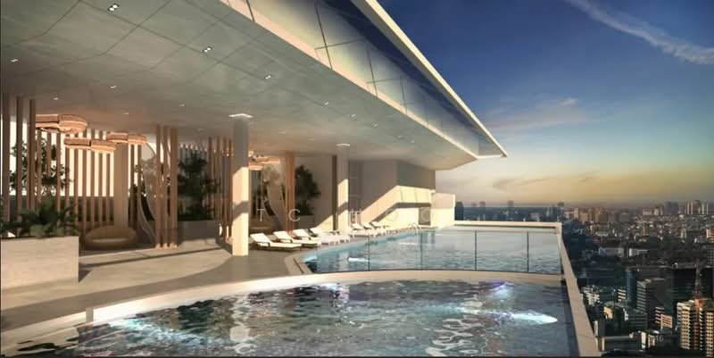 Service Residence for Sale at Golden Crown Residence - TC Hoo - Pool - PropertyGuru.com.my