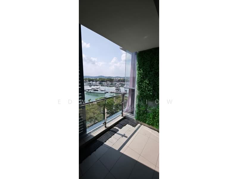 Service Residence for Rent at Somerset Puteri Harbour - Edward Siow - Balcony - PropertyGuru.com.my