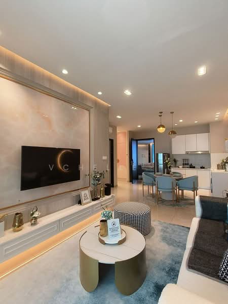 Service Residence for Sale at Vista Tiara (MBW Bay) - Vchelle. C - Living Room - PropertyGuru.com.my