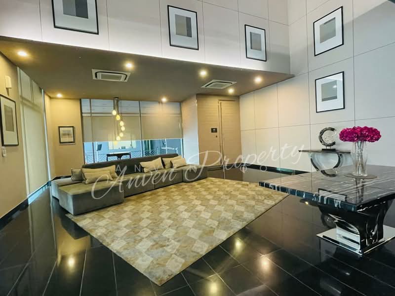 Condominium for Sale at The Capsquare Residences - Anven Foo - Living Room - PropertyGuru.com.my