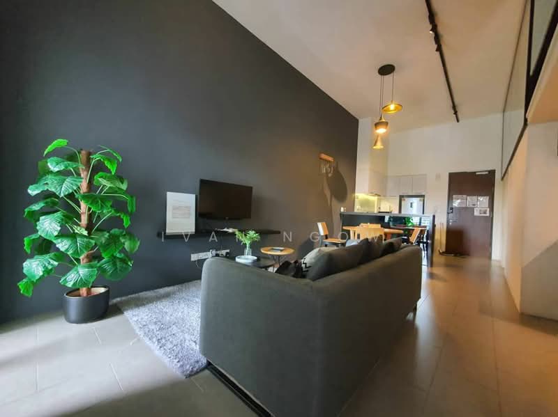 Service Residence for Sale at Establishment Bangsar (Menara Teguh Bangsar) - Ivan Ngow - Living Room - PropertyGuru.com.my