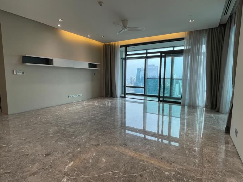 Servis Apartment untuk Dijual di Four Seasons Place - Sean Tiew - Living Room - PropertyGuru.com.my