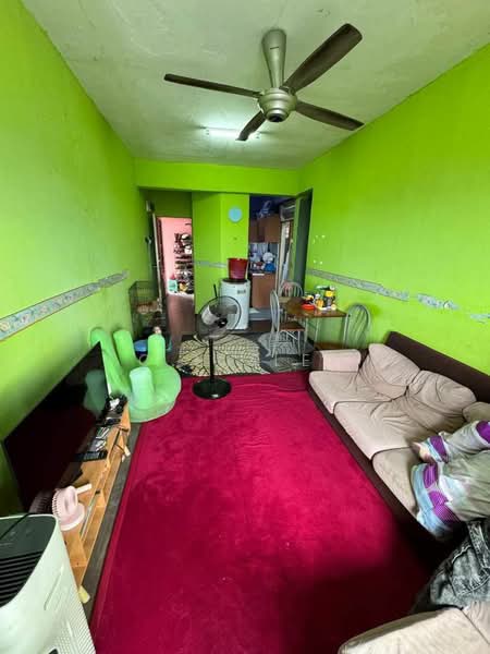 Apartment for Sale at Pangsapuri Indah Taman Air Tawar Indah C - C.H. Lee - Living Room - PropertyGuru.com.my