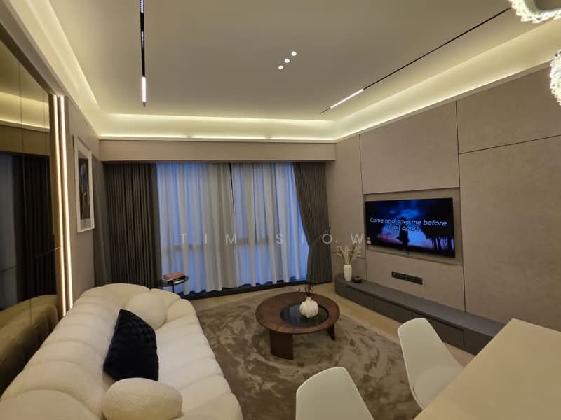 Service Residence for Rent at Star Residences Two - Tim Siow - Living Room - PropertyGuru.com.my