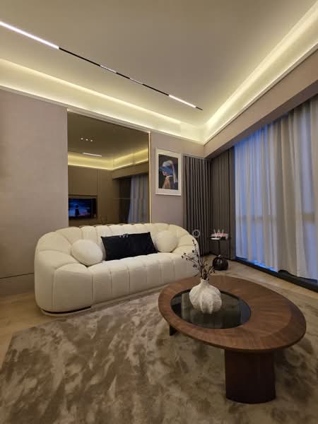 Service Residence for Rent at Star Residences Two - Tim Siow - Living Room - PropertyGuru.com.my