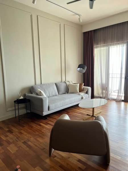 Servis Apartment untuk Dijual di Straits Residences - Vincent Koay - Living Room - PropertyGuru.com.my