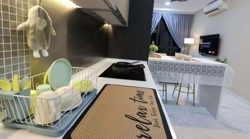 Service Residence for Sale at Setia Sky 88 - Linda . - Kitchen - PropertyGuru.com.my