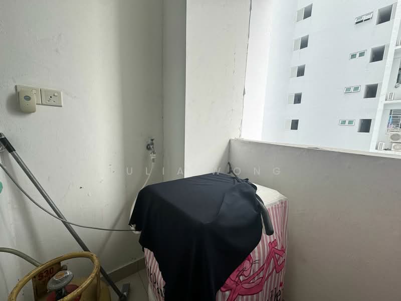 Service Residence for Rent at Twin Galaxy (Dwi Galaksi) - Julia Wong - Balcony - PropertyGuru.com.my