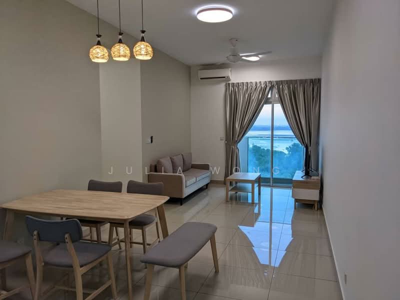 Servis Apartment untuk Disewa di Meridin Bayvue Serviced Apartment - Julia Wong - Living Room - PropertyGuru.com.my