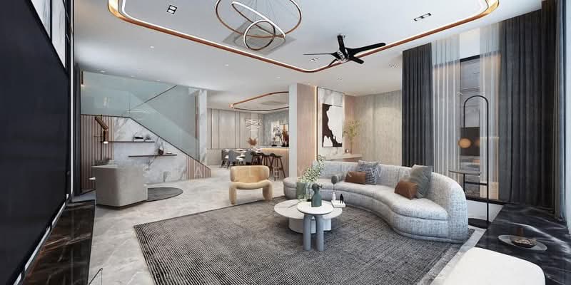 Rumah Teres 2-Tingkat untuk Dijual di Cyberjaya (Selangor) - Stanley Kwa - Living Room - PropertyGuru.com.my