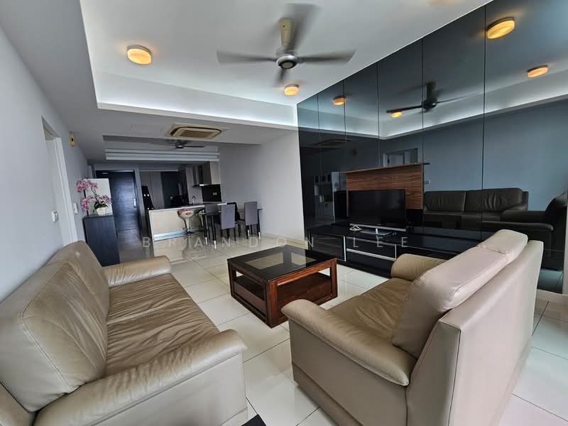 Service Residence for Rent at Suasana Bukit Ceylon / Raja Chulan Residences - Brandon Lee - Living Room - PropertyGuru.com.my