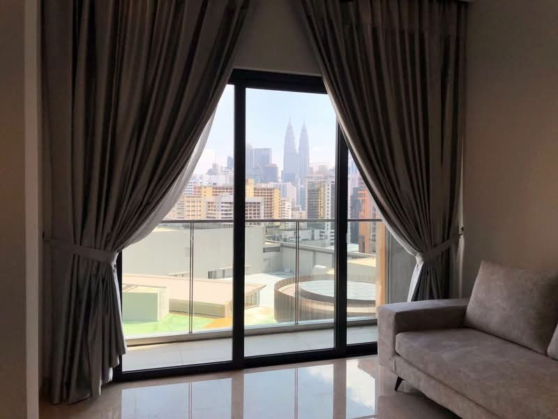 Servis Apartment untuk Disewa di Arcoris Residences - Roman Lee - Living Room - PropertyGuru.com.my